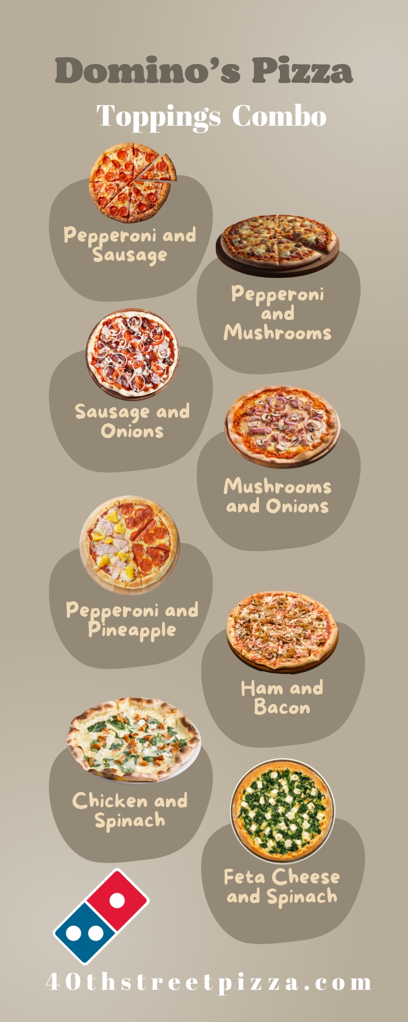 Domino's Pizza Toppings Combos